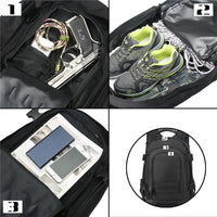 60L Men Tactical Backpack 3P Softback Outdoor Hiking Camping Rucksack Hunting Camping Travel Bag