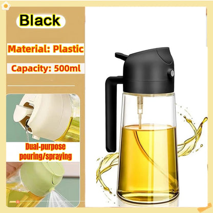 200/300/500ml Oil Spray Bottle BBQ Cooking Olive Oil Sprayer Kitchen Baking Oil Spray Empty Bottle Vinegar Bottle Dispenser