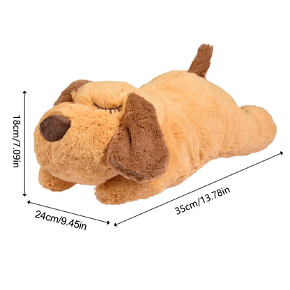 Pet Toy Dogs Plush Toy Comfortable Behavioral Training Aid Toy Heart Beat  Heating Soothing Plush Doll Sleep For Smart Cats Play