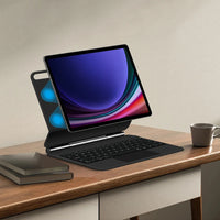 Book Cover Keyboard For Samsung Galaxy Tab S9 FE 10.9" S9 S8 S7 11 inch S10+ S9+ S8+ 12.4 Magic Magnetic Case Backlight TouchPad