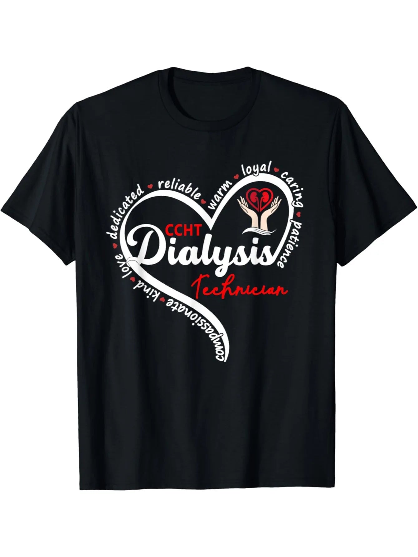 CCHT Dialysis Technician Hemodialysis T-Shirt for Men