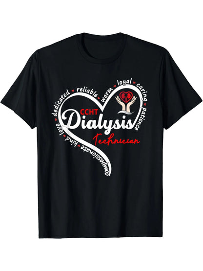 CCHT Dialysis Technician Hemodialysis T-Shirt for Men