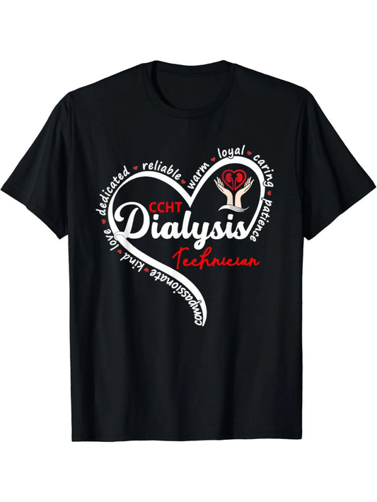 CCHT Dialysis Technician Hemodialysis T-Shirt for Men