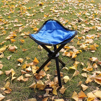 Outdoor Small Folding Triangular Stool Fishing Chairs Camping Multifunction Benches Foldable Stools Household Daily Park chairs