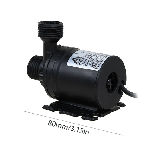 Garden High Pressure Water Pump - DC 12V Brushless, 800L/H, IP68 Waterproof