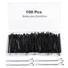 100 Pieces Hair Clip Black Hair Pin Set for Women Girls Kids Premium Wave Black Hair Pin with Storage Box