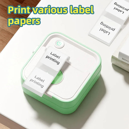 Dolewa D5 Inkless Printing Machine Thermal Printer Label Maker 12-57mm Adjustable Sticker Printer for Code Tag Journal