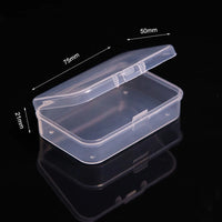Mini Boxes Rectangle Plastic Storage Box Practical Frosted Translucent Toolbox Bead Jewelry Case Display Organizer Container
