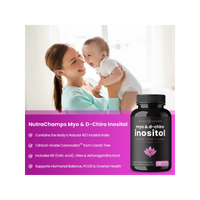 Inositol 2000 mg Supplement, Ovarian & PCOS, Supports Female Fertility & Hormonal Balance, 120 Veggie Capsules
