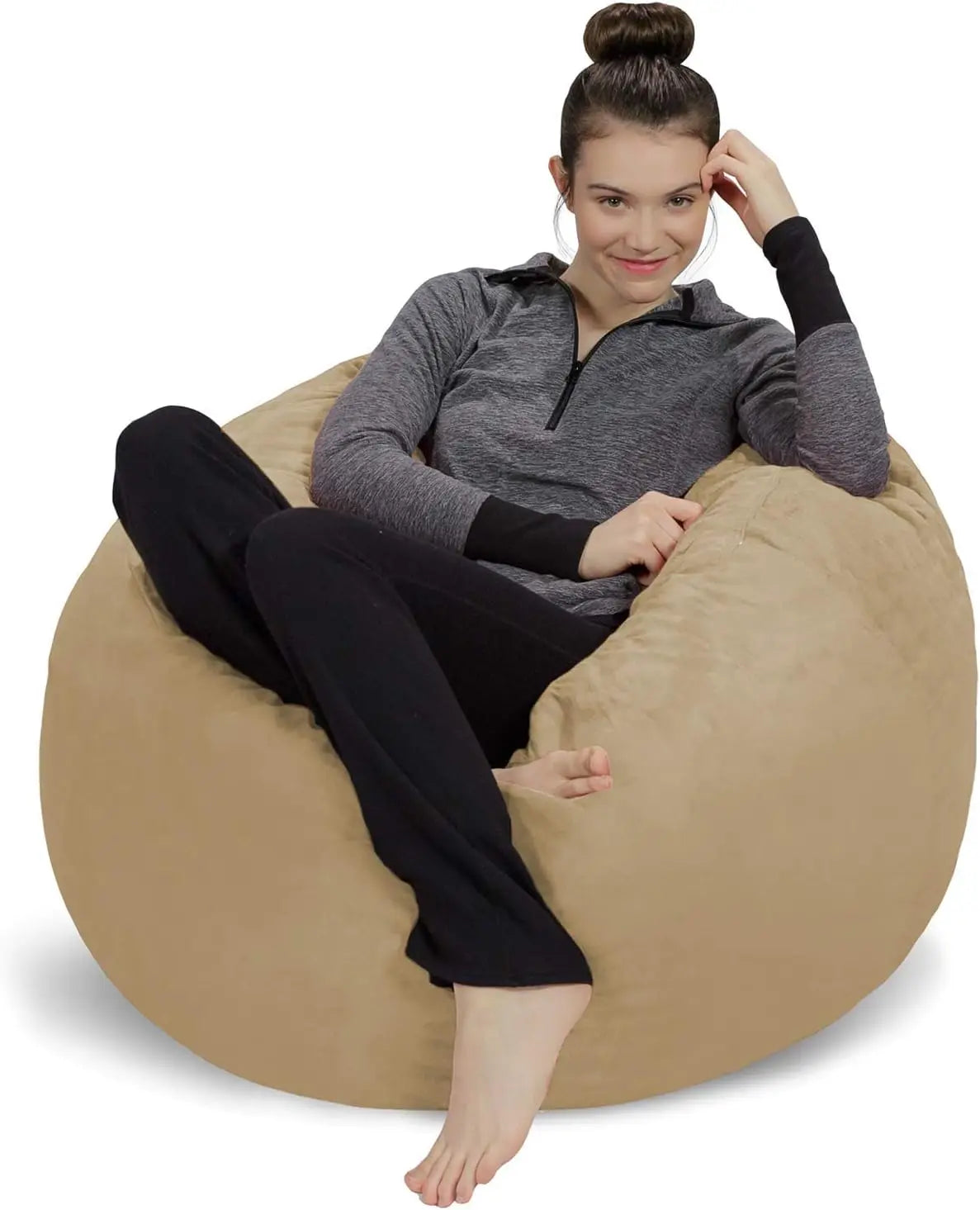Sofa Sack Bean Bag Chair Cover, 5-Feet