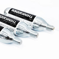ThinkRider 16g Threaded CO2 Cartridges or CO2 Inflator for Bike Tires - Cartridge for CO2 Inflator with Threaded Connection EzBuyCo