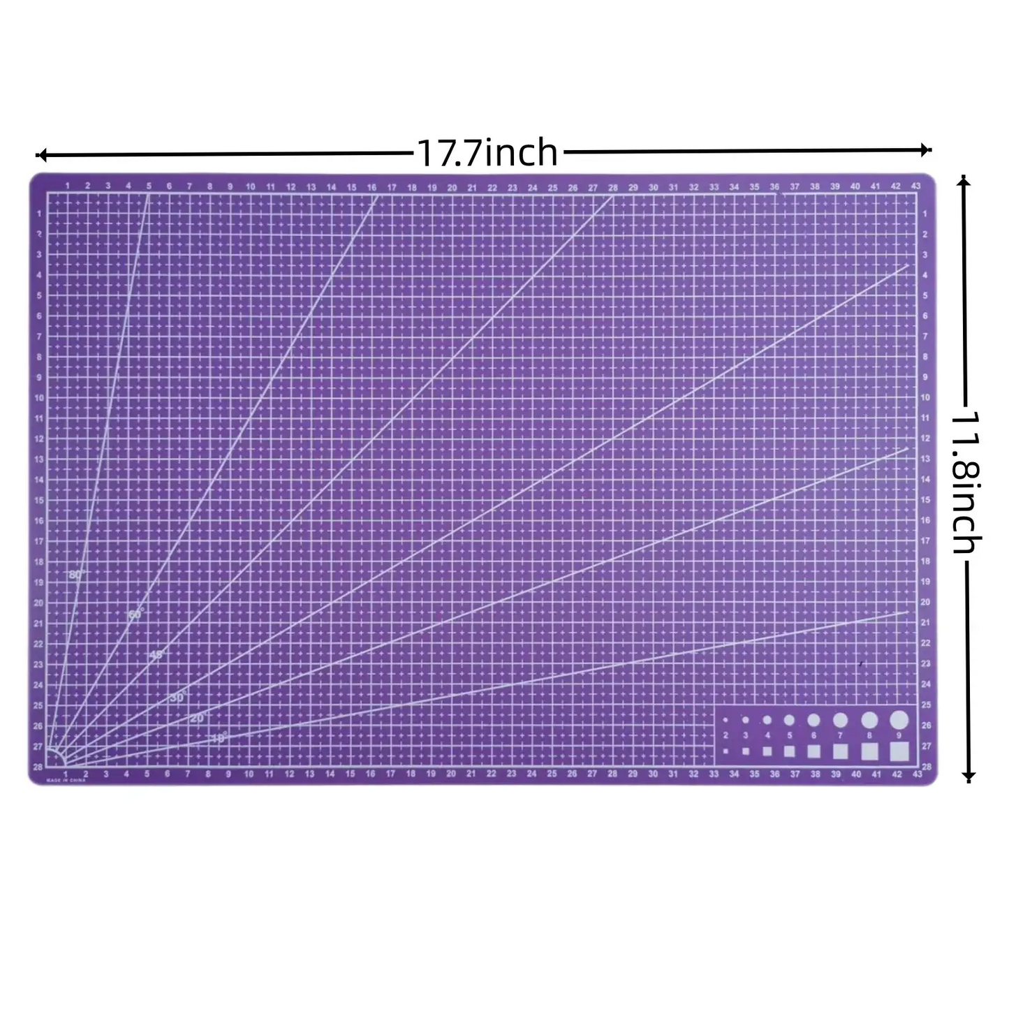 A3 Solid Color Multi-color Cutting Mat Sewing Mat Single-sided Craft Pad Fabric Sewing And Making Cutting Board DIY Art Tool