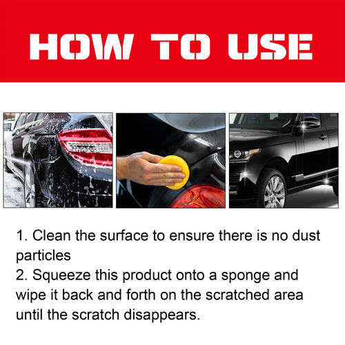 Homonth Car Paint Scratch Repair Remover Car Scratch Repair Cream Set Repair Scratch Polish Paint Maintenance Care Repair Paste