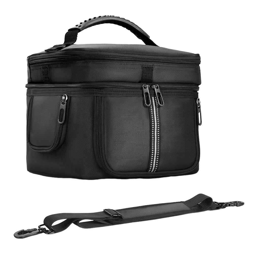 Carrying Case Portable Power Station Bag Waterproof Dustproof Multiple Pockets for Ecoflow Portable Power Station River 3/3 Plus