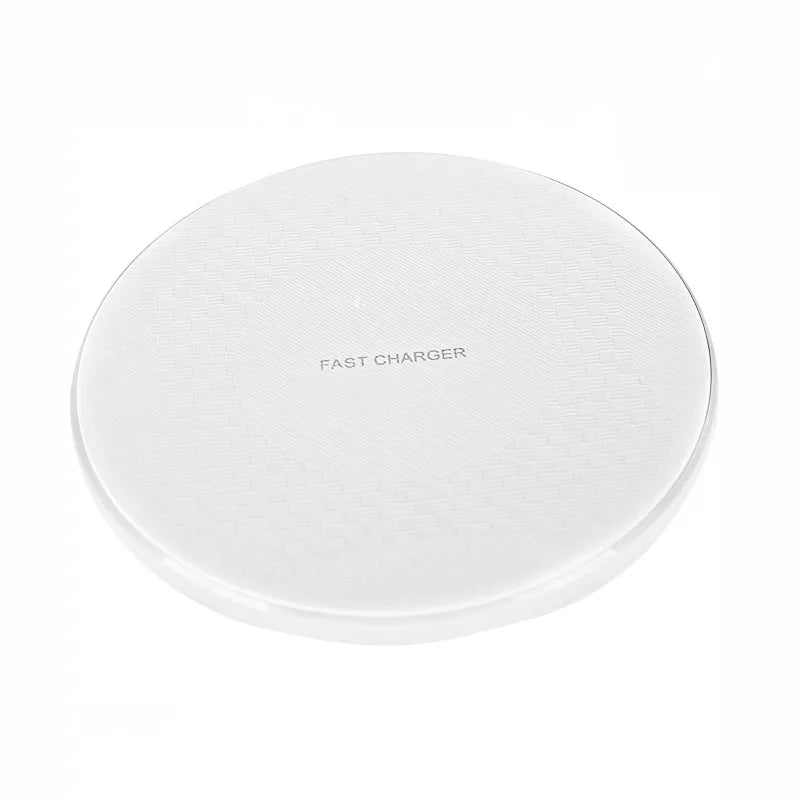 VIKEFON Wireless Charger Pad Stand Desktop Ultra-thin Mobile Phone Fast Charging Dock Station For iPhone 14 13 12 Samsung Xiaomi