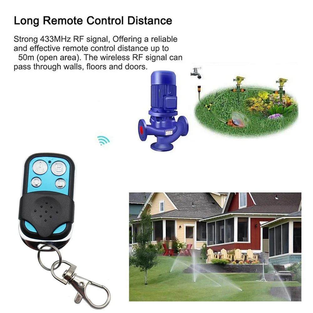 10pcs 433mhz Remote Control Electronic Garage Gate Door Opener Duplicator Clone Cloning Code