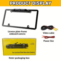 US License Plate Frame Rear View Backup Camera IR LED Night Vision Reversing camera for Car SUV Pickup