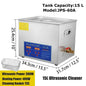 VEVOR Ultrasonic Cleaner 2L 3L 6L 10L 15L 22L 30L Digital Timer Stainless Steel Bath Jewelry Glasses Watch Cleaning Machine
