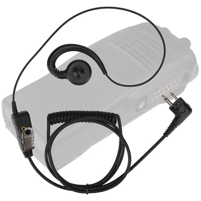 AEH3000-M1A Walkie Talkie Two Way Radio Black Headset Mic for Motorola Black Headset Two Way Radio Headset Walkie Talkie Headset