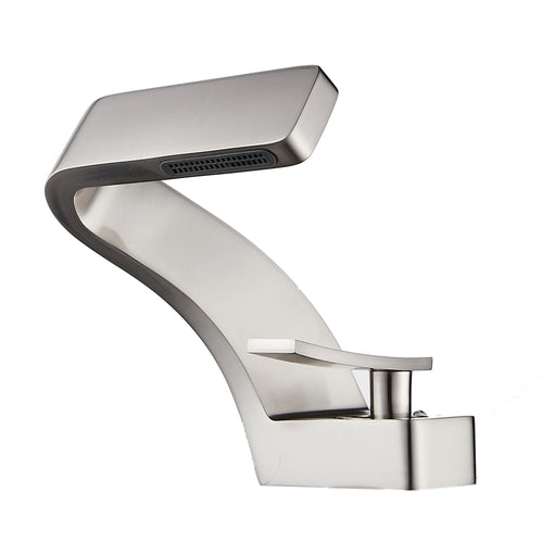 BAKALA Bathroom Deck Mounted Basin Faucet Black Sink Tap Single Hole Water Tap Hot and Cold Mitigeur Salle De Bain Mixer Faucet