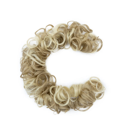 Long Messy Bun Hair Piece Curly Hair Extensions Hair Scrunchies Tousled Updo Hair Bun Hair Pieces Soft For Women Brown Black