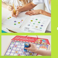 Pink Sticker Stamper For Kids, AnimalDino Unicorn Theme Cartoon RewardStickers