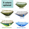 660lbs Portable Double Person Camping Hammock Tent with Mosquito Net Hanging Bed