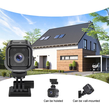 Wifi Mini Camera Two Way Audio Smart Wireless Camera Motion Detection Night Vision Pro Cam 960mAh for Indoor Outdoor Home Office