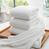 80x160cm white large bath towel thickened cotton towel highly absorbent bath towel suitable for swimming pool family hotels