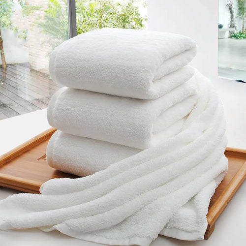 80x160cm white large bath towel thickened cotton towel highly absorbent bath towel suitable for swimming pool family hotels
