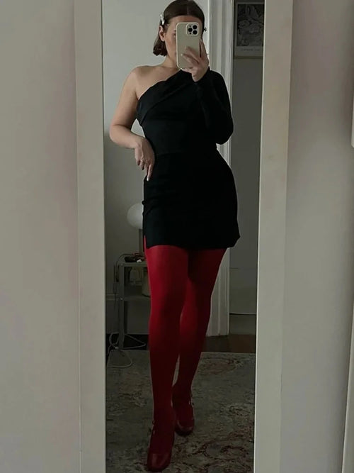 New Red Pantyhose Female Year Red Socks Tights Women Stockings Slim Lingerie Anti-hook Silk Velvet Wedding Bride's Leggings ##