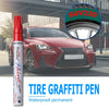 Oily Painting Pen Auto Rubber Tyre Polishes Paint Cleaner Car Wheel Tire Metal Permanent Marker Graffiti Touch Scratch Wet Wax