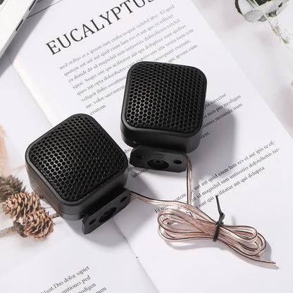 2PCS 500W Car Tweeter Speaker DC 12V 5A Mini Car Tweeter Speaker Universal Car Speaker High Efficiency for Car Audio System