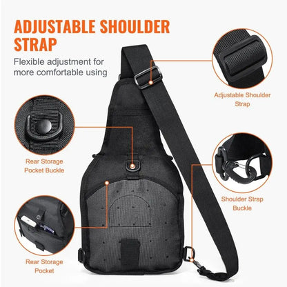 Tactical Sling Backpack 10L MOLLE System Military Design Outdoor for sports Travel Hiking
