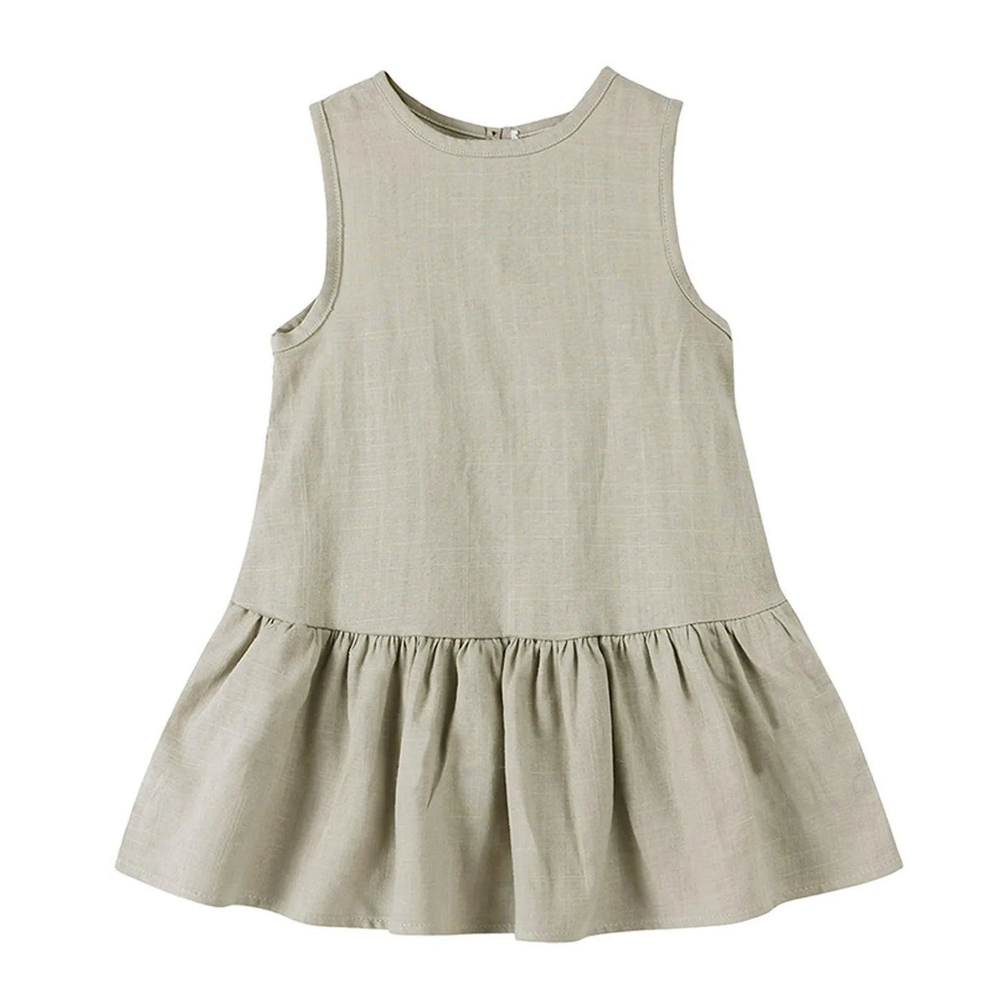 Kids Toddler Baby Girls Spring Summer Solid Sleeveless Princess Dress Clothes Christmas Dresses for Baby Girls 9 Months