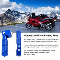 Motorcycle Footpegs CNCAluminum Motor Bike Universal Folding Footrests Foot Pegs Premium Rear Foot Pedals Frepose Pieds Moto