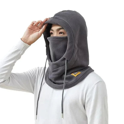 Winter Warm Hat with Mask and Neck Warmer 3-in-1 Windproof Balaclava forMen and Women Masked hat Cycling Cold Weather Protection