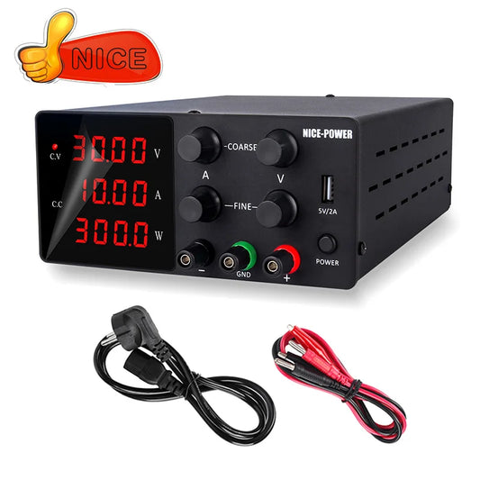 SPS-W3010 30V 10A DC Power Supply Adjustable 4 Digit Display Laboratory Power Supply Voltage Regulator Repair Precise Adjustment