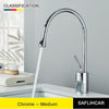 Brushed Gold Basin Faucet Black Faucet Deck Mounted Basin Sink Tap Hot & Cold Mixer Brass Tap for Bathroom