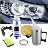 Headlight Polishing Set Auto Headlight Renovator Light Restoration Clean Car 300ml Polish Spotlights Headlights Renovation Kit