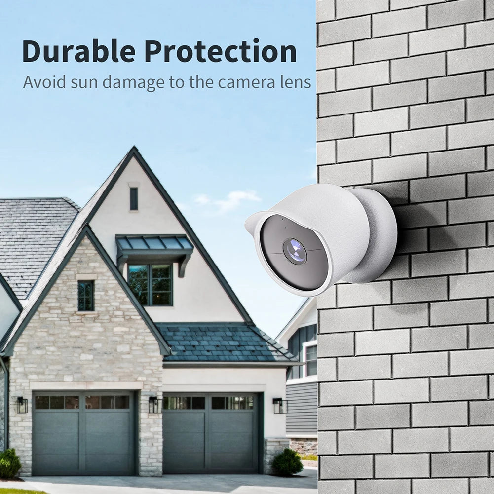 Silicone Case Cover Camera Case Housing Anti-scratch for Google Nest Cam Outdoor Or Indoor (Battery) for Nest Cam Battery Camera