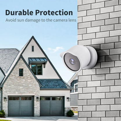 Silicone Case Cover Camera Case Housing Anti-scratch for Google Nest Cam Outdoor Or Indoor (Battery) for Nest Cam Battery Camera