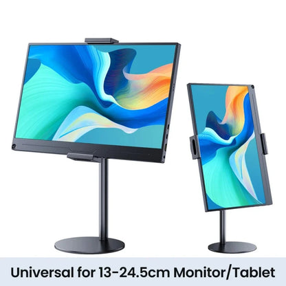 Portable Monitor Stand Adjustable Height Desktop Monitor Bracket for Ipad Phone 13-24.5Cm Vesa Monitor Tablet Support Holder