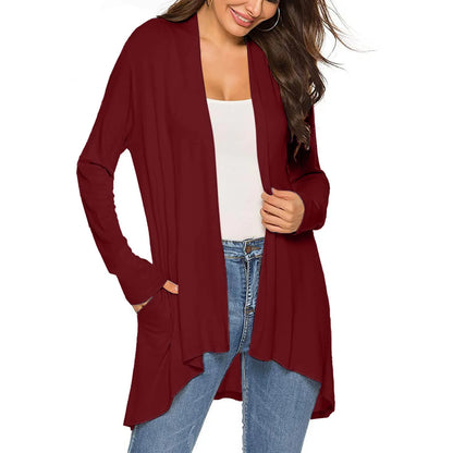 2024 Autumn Korean Women Cardigan Ladies Shawl Female Sweater Cardigans Female Long Sleeve Women Casual Thin Coats