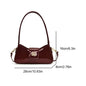 Light Luxury High-end Patent Leather Ladies Shoulder Bag 2025 New PU Leather Women Tote Bag Underarm Handbag Crossbody Purse