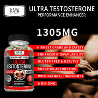 Male Muscle Booster - Natural Workout Supplement To Boost Energy, Endurance and Strength