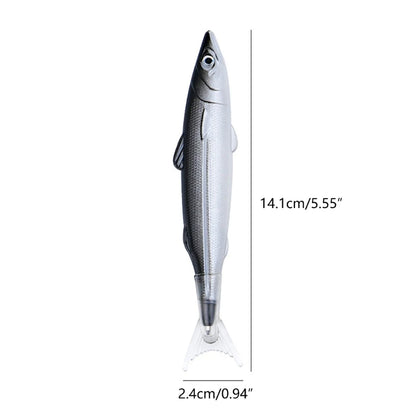 QX2B 6 упаковок ручок Fishing Party Кулькова ручка Fishing Pen Ручка у формі риби Подарунок Креативні канцтовари Офісне приладдя