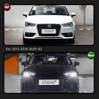 Car Headlights For Audi A3 Headlight 2013-2016 LED Headlight Projector Lens DRL Sequential Turn Signal