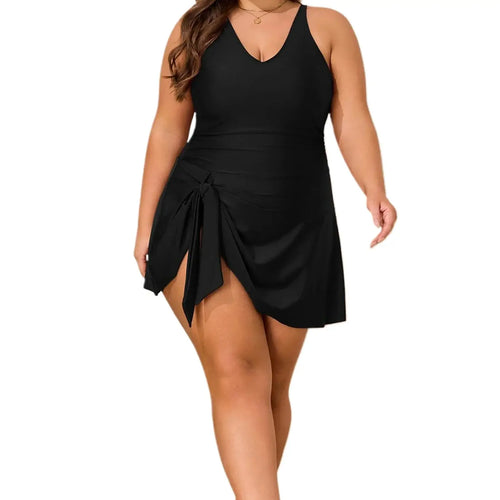 Women s Floral Print Halter Neck Backless  Swimsuit with Ruffle Detail and Tassel Tie-Up Waistband Beachwear