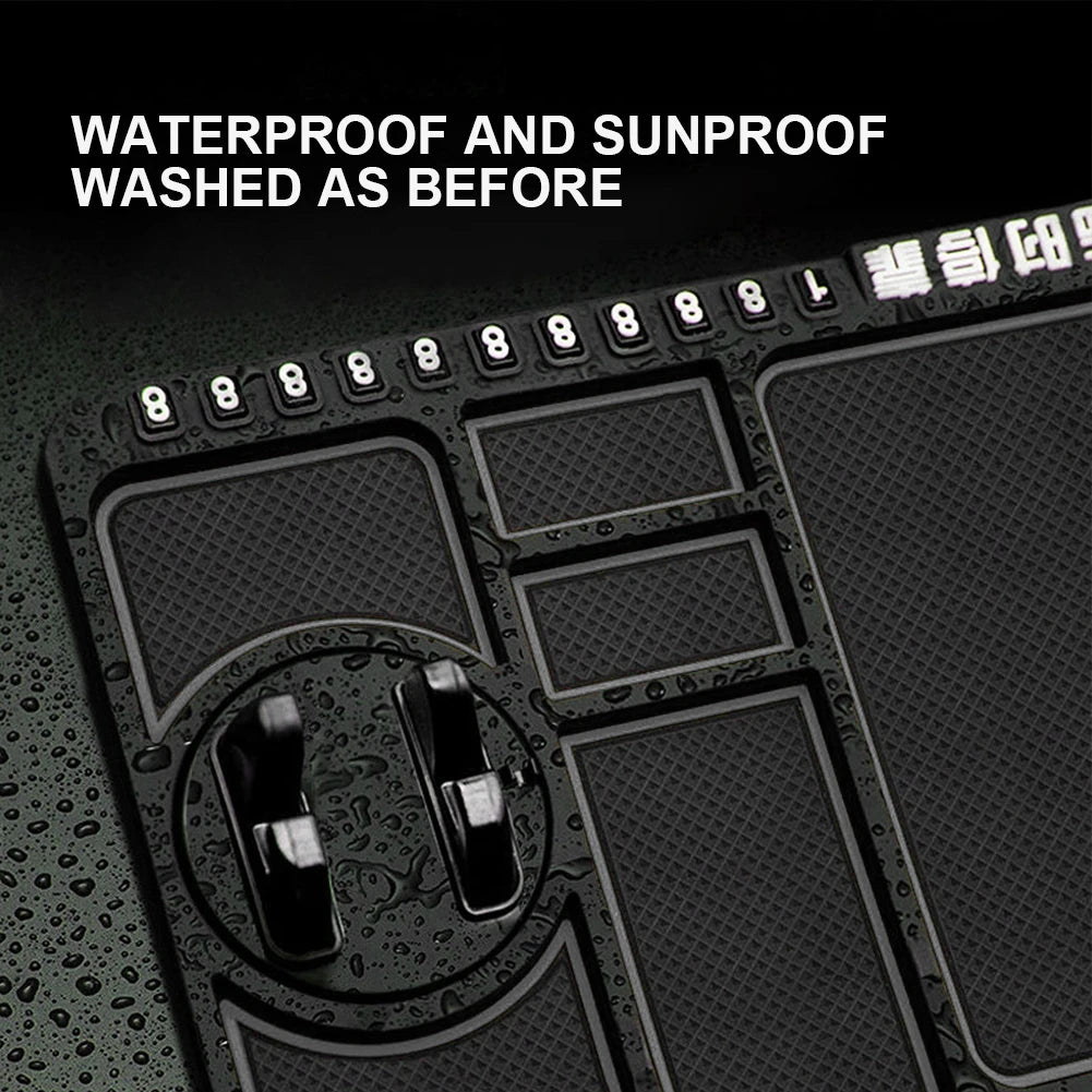 Car Dashboard Car Anti-Slip Mat Multifunctional Mobile Phone Holder Sticky Storage Mat Phone Holder Mat Car Interior Accessories